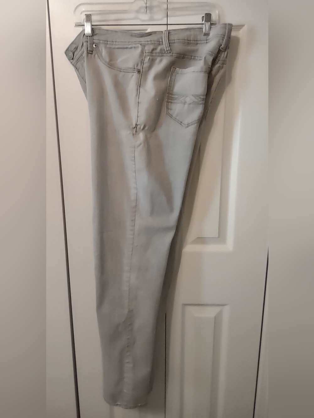 Ana Womens Jeans Blue Denim Skinny Light Wash Pockets Stretch Zip Size 12